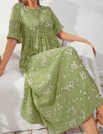 Rochie lunga SHEIN, verde