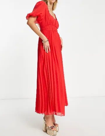 Rochie lunga ASOS, rosu