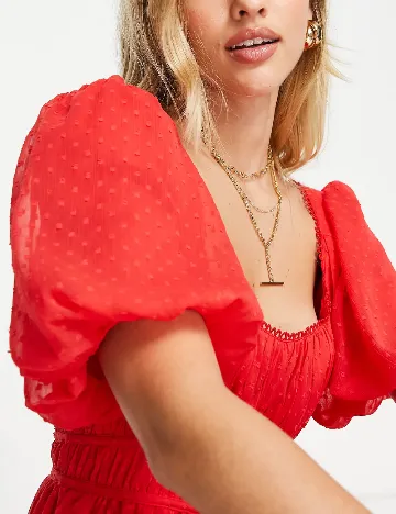 Rochie lunga ASOS, rosu