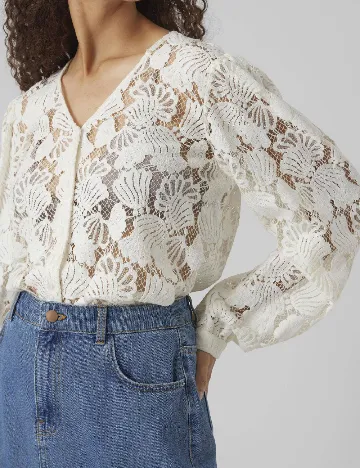 Bluza Vero Moda, alb