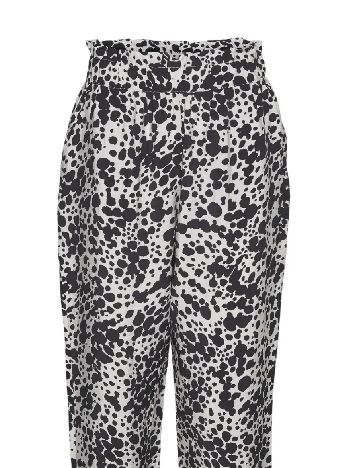 Pantaloni Vero Moda, bej/negru