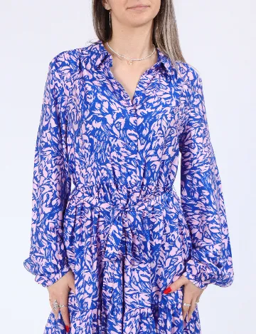 Rochie scurta Vero Moda, albastru/roz