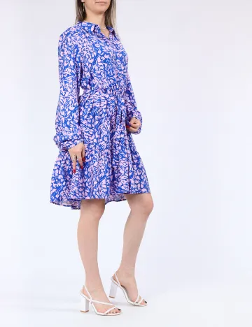 Rochie scurta Vero Moda, albastru/roz