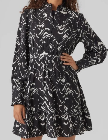 Rochie scurta Vero Moda, negru