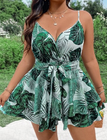 Salopeta SHEIN CURVE, verde