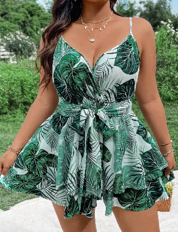 Salopeta SHEIN CURVE, verde