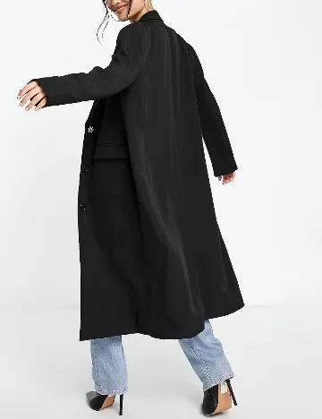 Sacou Oversize Something New, negru