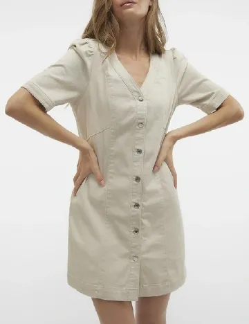 Rochie scurta Vero Moda, bej