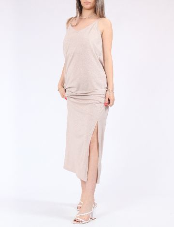 Rochie lunga Vero Moda, crem