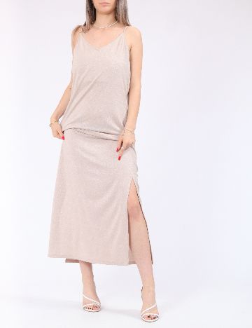 Rochie lunga Vero Moda, crem