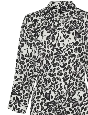 Rochie scurta Vero Moda, alb/negru