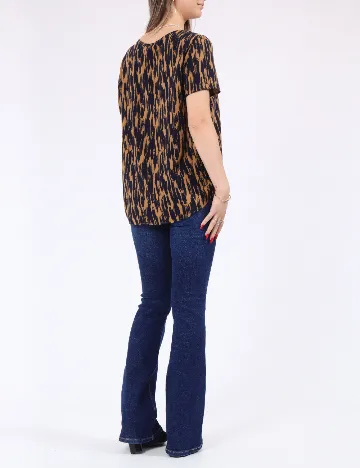 Bluza Vero Moda, maro/albastru