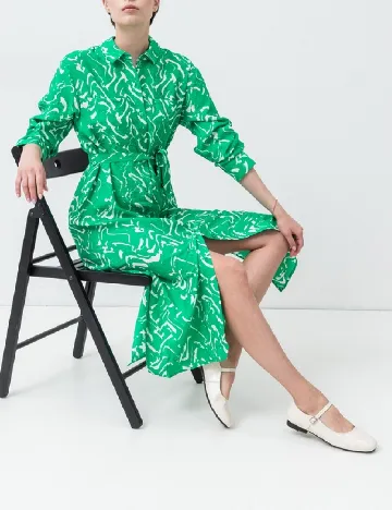 Rochie medie Vero Moda, verde