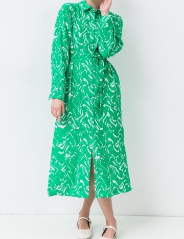Rochie medie Vero Moda, verde