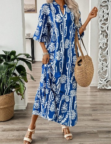 Rochie lunga SHEIN, albastru