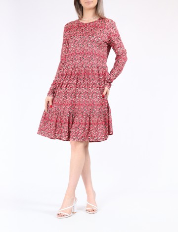 Rochie scurta Vero Moda, rosu
