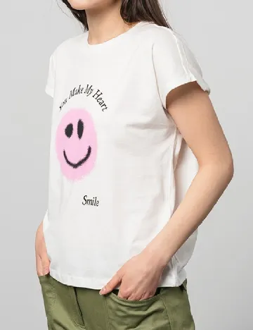 Tricou Vero Moda, alb Alb