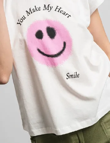 Tricou Vero Moda, alb Alb