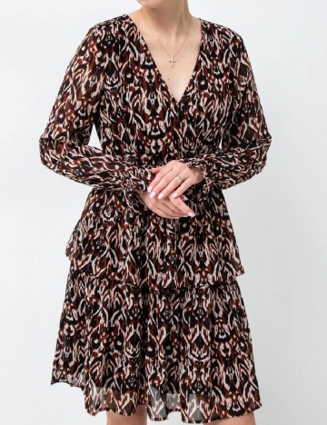Rochie scurta Vero Moda, maro