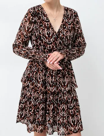 Rochie scurta Vero Moda, maro