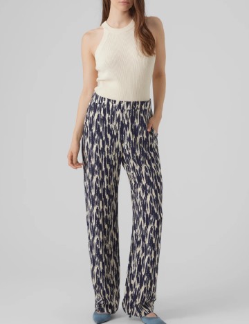 Pantaloni Vero Moda, bleumarin