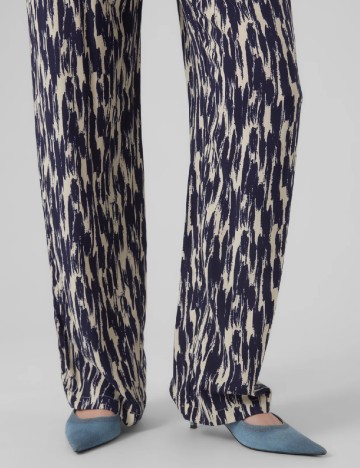 Pantaloni Vero Moda, bleumarin