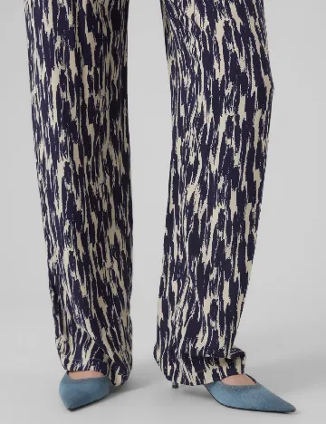 Pantaloni Vero Moda, bleumarin