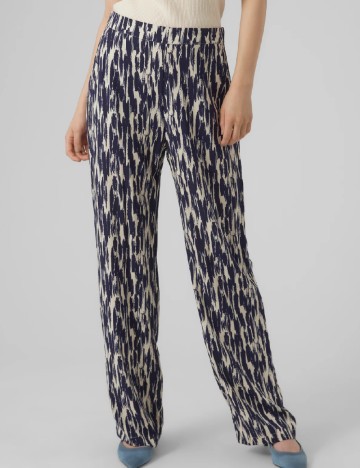 Pantaloni Vero Moda, bleumarin