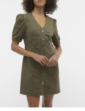 Rochie scurta Vero Moda, verde