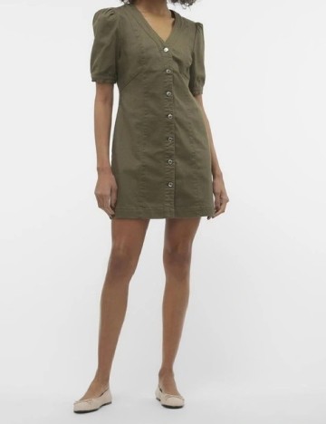 Rochie scurta Vero Moda, verde