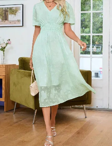 Rochie medie SHEIN, verde