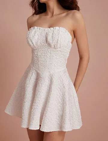 Rochie scurta SHEIN, alb