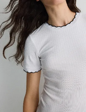 Tricou Reserved, alb