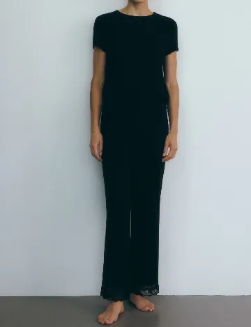 Pijama Reserved, negru