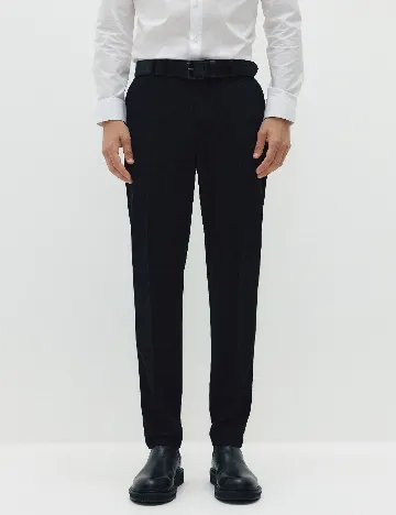 Pantaloni Reserved, negru