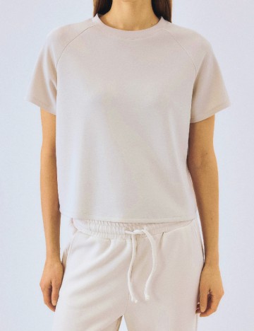 Tricou Reserved, crem