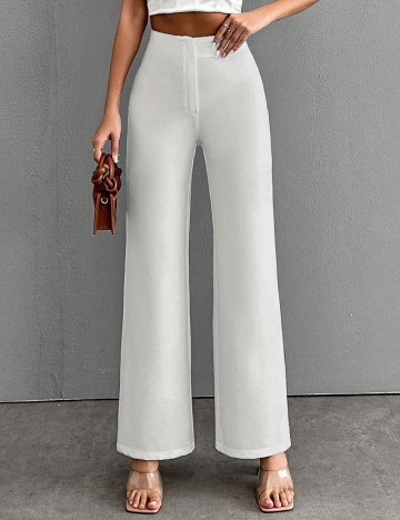 Pantaloni SHEIN, alb