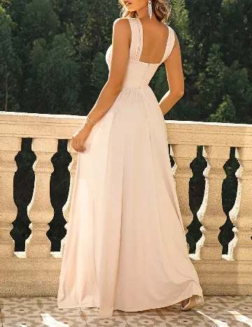 Rochie lunga SHEIN, crem