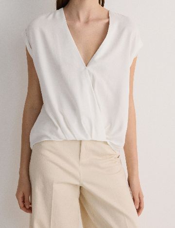 Bluza Reserved, alb