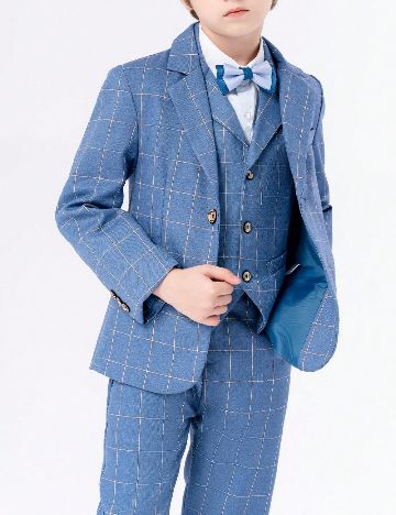Costum Shein Kids, albastru