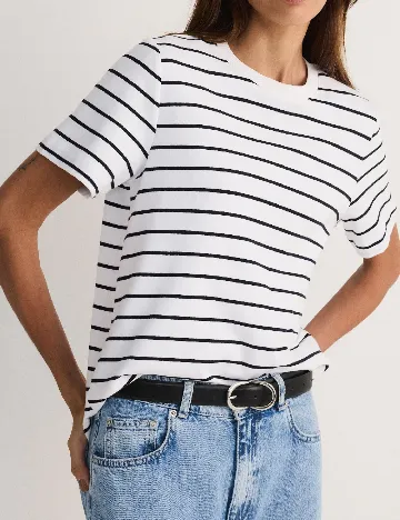 Tricou Reserved, alb