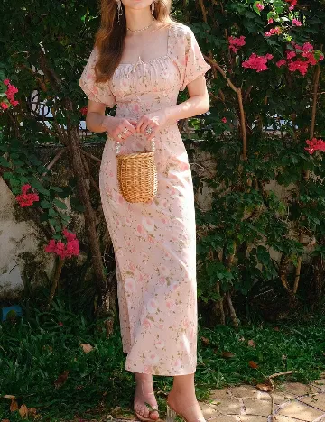 Rochie lunga SHEIN, roz