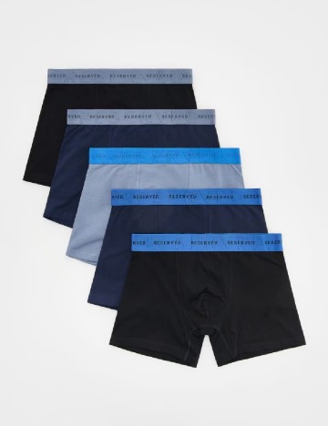 Set Boxeri 5 perechi Reserved, mix culori
