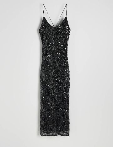 Rochie medie Reserved, negru