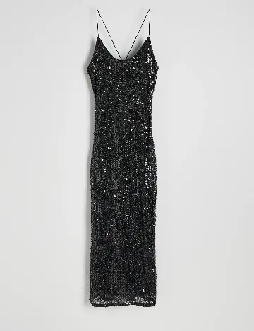 Rochie medie Reserved, negru