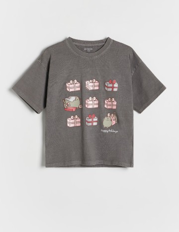 Tricou Reserved, gri
