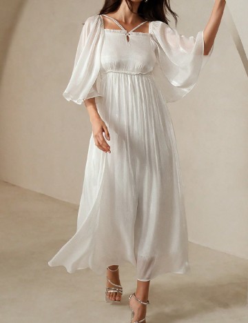 Rochie lunga SHEIN, alb