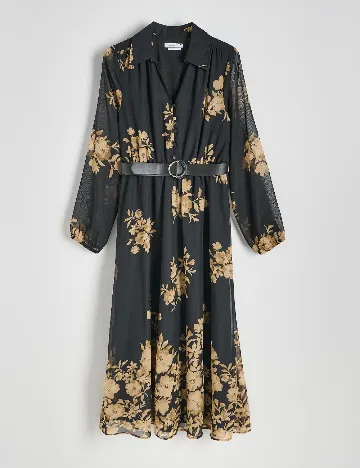 Rochie medie Reserved, negru