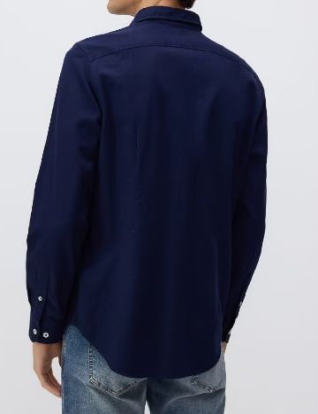 Camasa Reserved, bleumarin