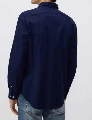 Camasa Reserved, bleumarin